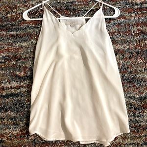 LOFT petite white top